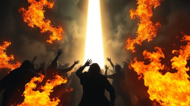 Chaos and hatred directed at a central figure.