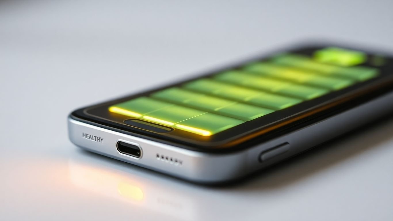 Smartphone battery health and cycle count guide.