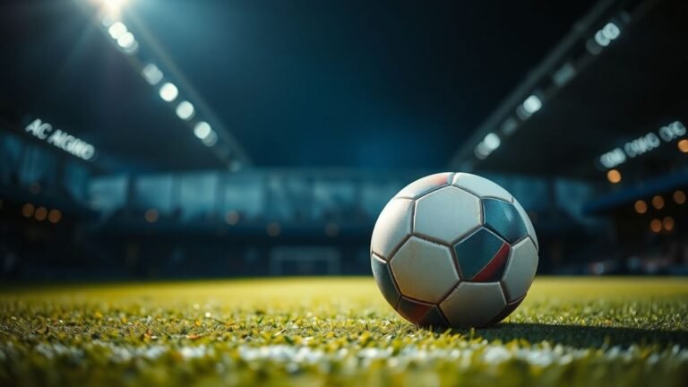 Premier League football on a pitch