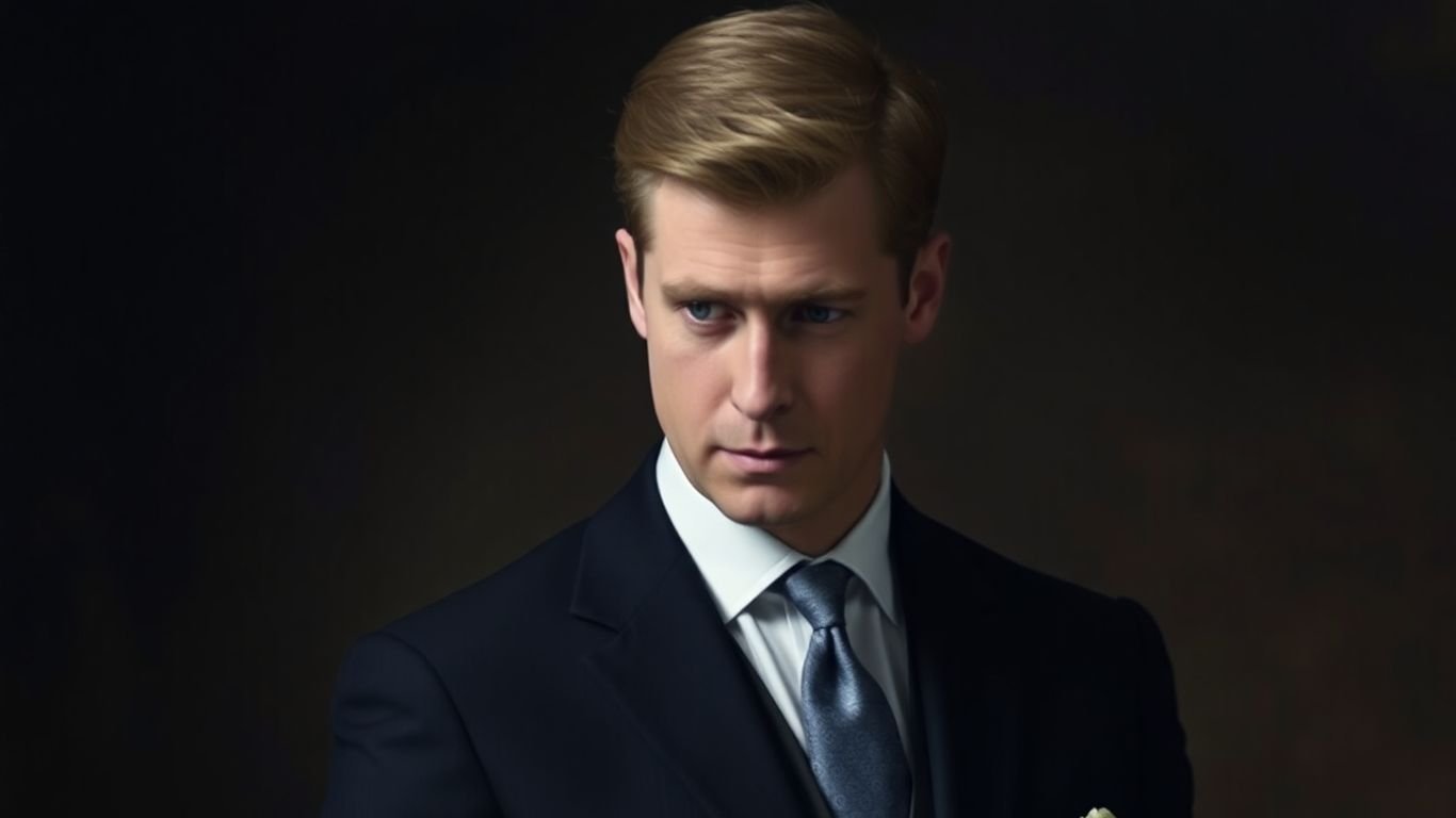 [Prince Andrew] looking somber, stripped of royal titles.