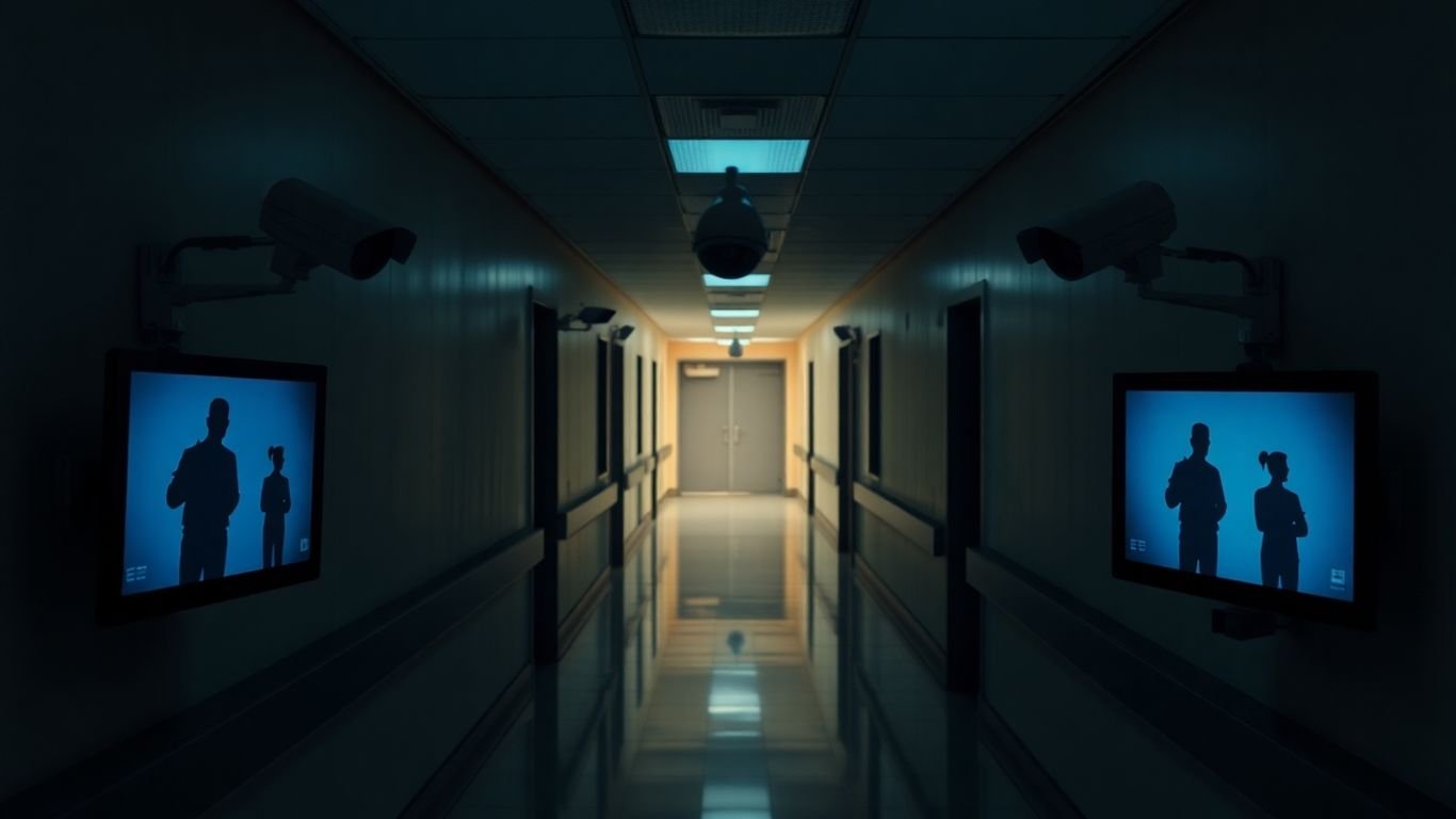 Stolen CCTV footage of pregnant women from Indian hospital.