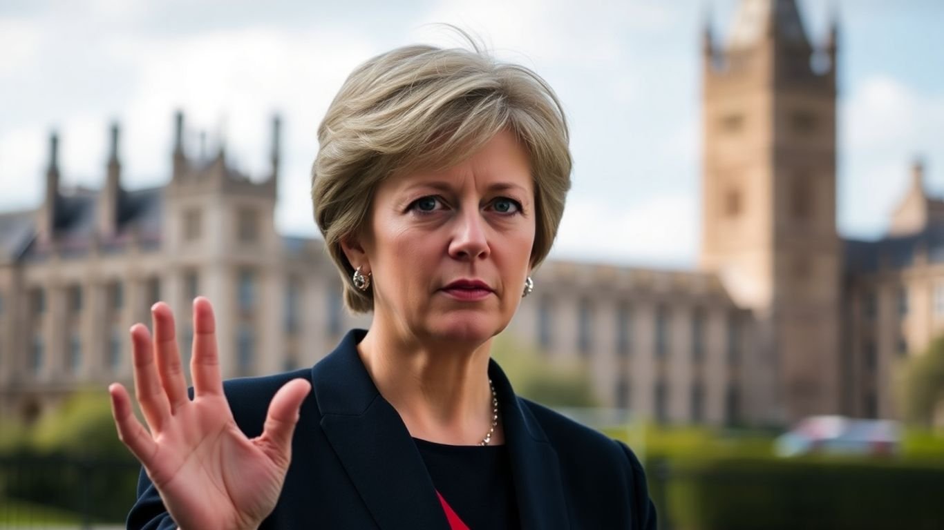 UK Home Secretary speaking about asylum rules.