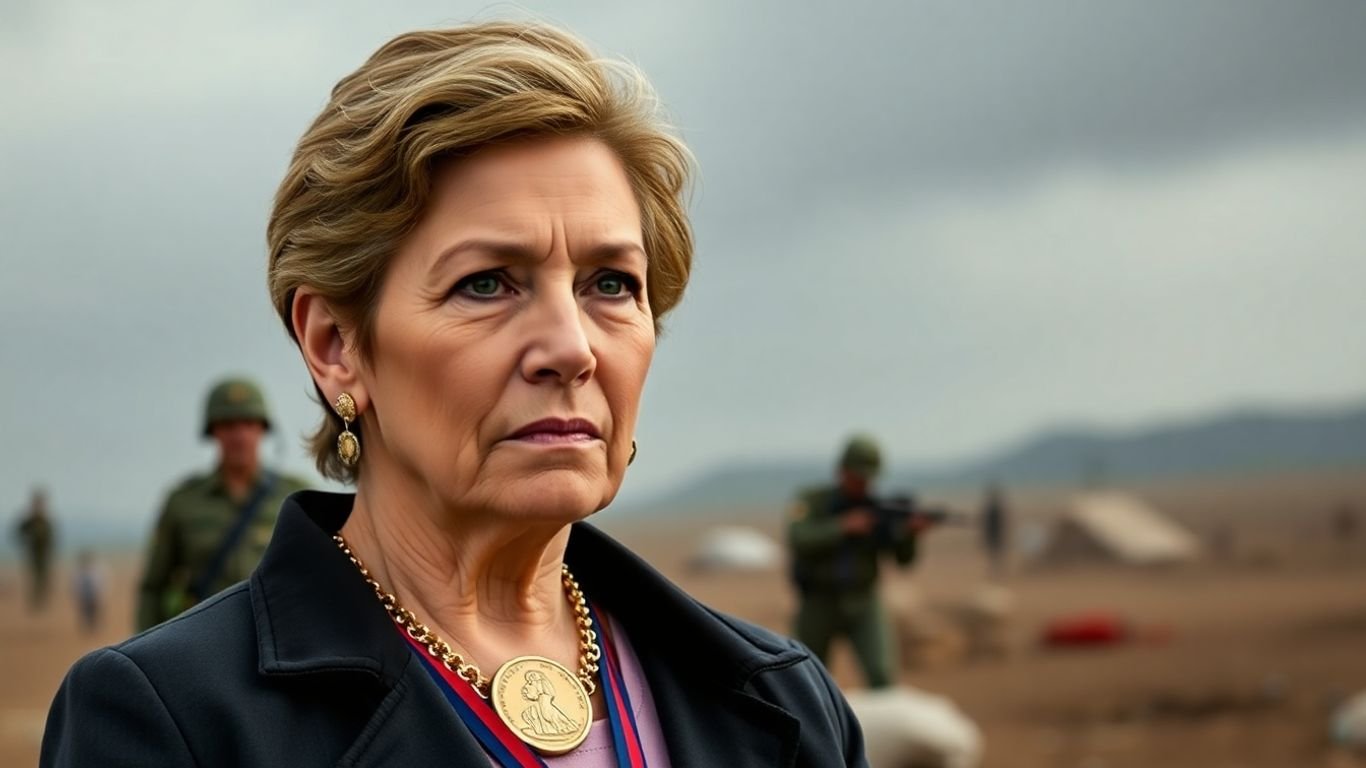 Nobel Peace Prize winner calls for military action.