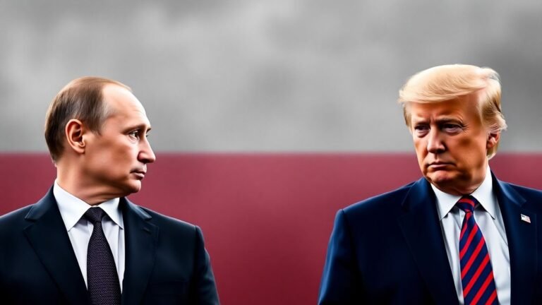 Putin and Trump separated, hinting at a canceled summit.