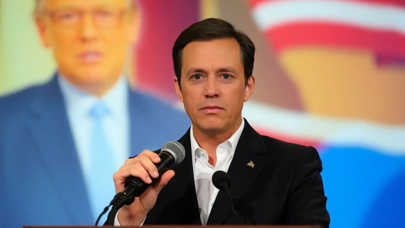 Reporter at a press conference