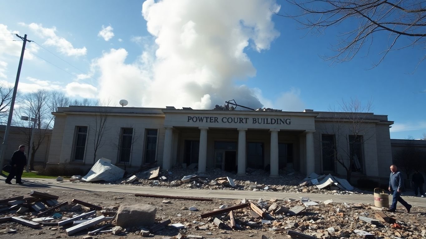 Explosion at Pakistan court building