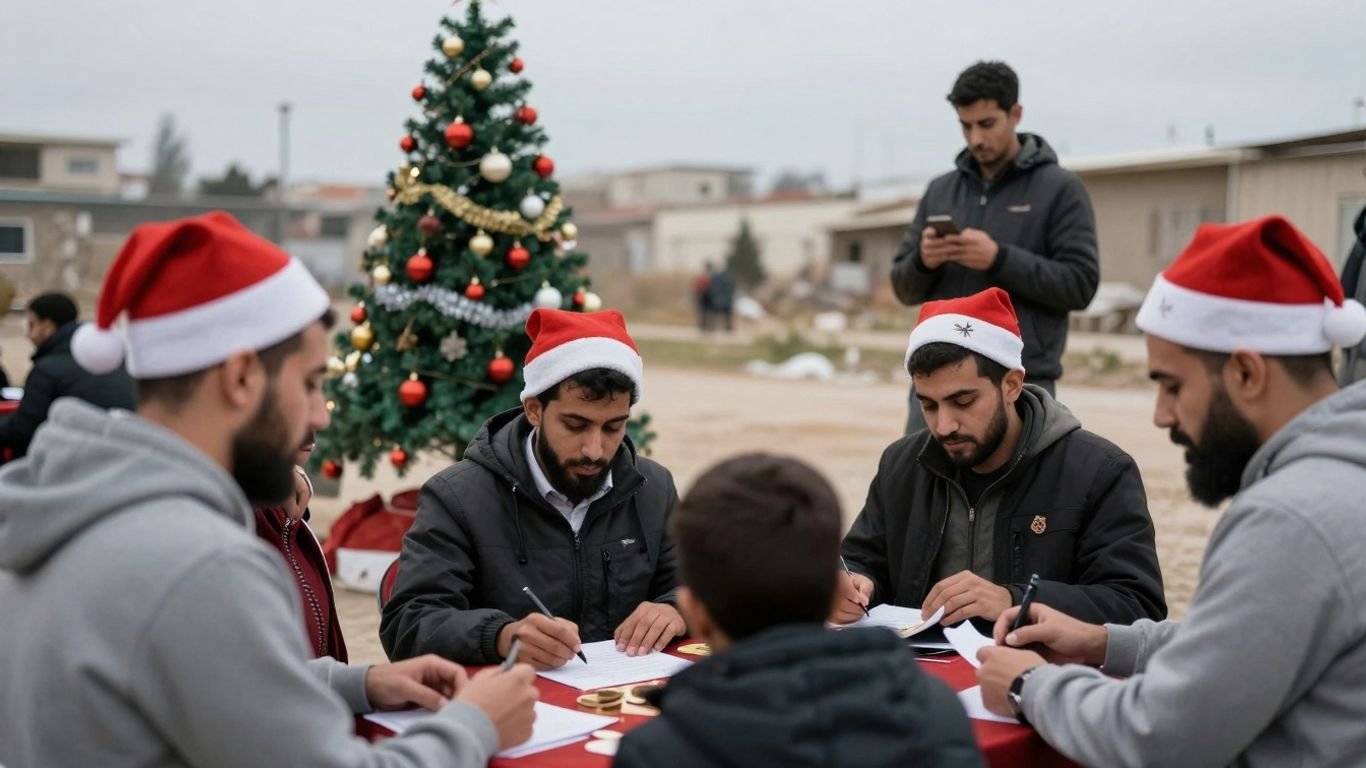 Gaza Christians celebrate Christmas under a fragile ceasefire.