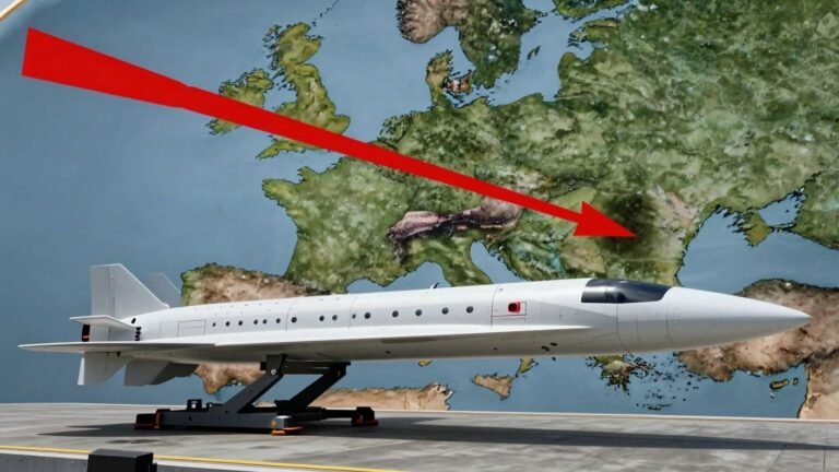 Hypersonic missile in Belarus points towards Europe.