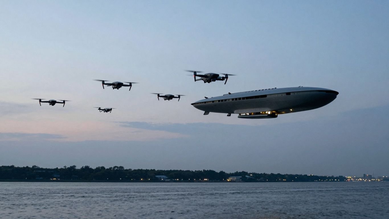 Chinese drone swarm attack mothership