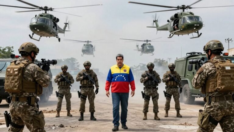 US military captures Venezuelan President Maduro in operation.