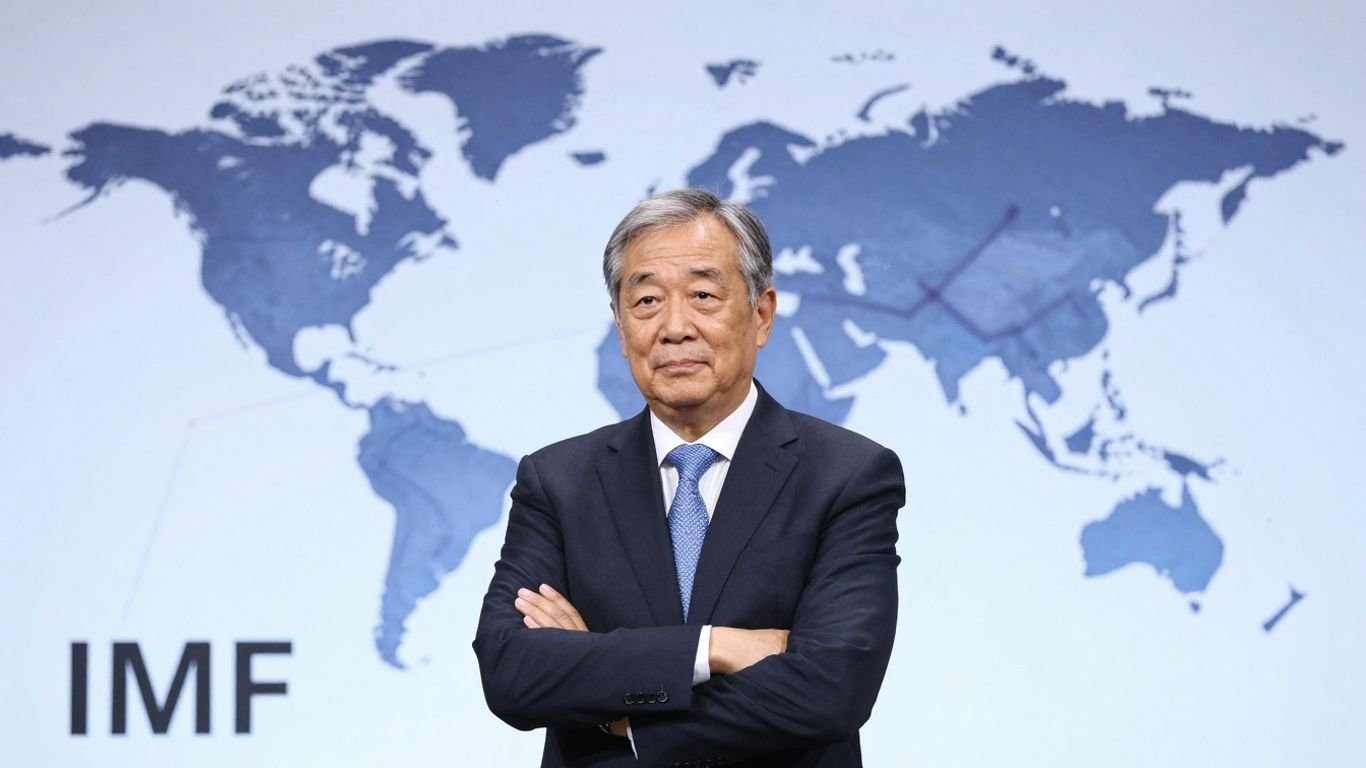 IMF Chief looking confident with global economy backdrop.