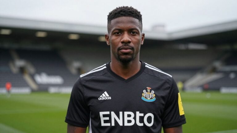 [Eddie Howe] looking determined on a football pitch.
