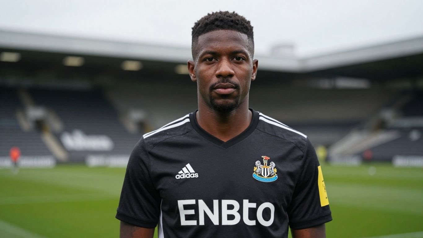 [Eddie Howe] looking determined on a football pitch.