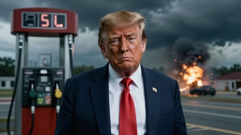 [Trump]'s approval plummets amid rising fuel costs and Iran conflict.