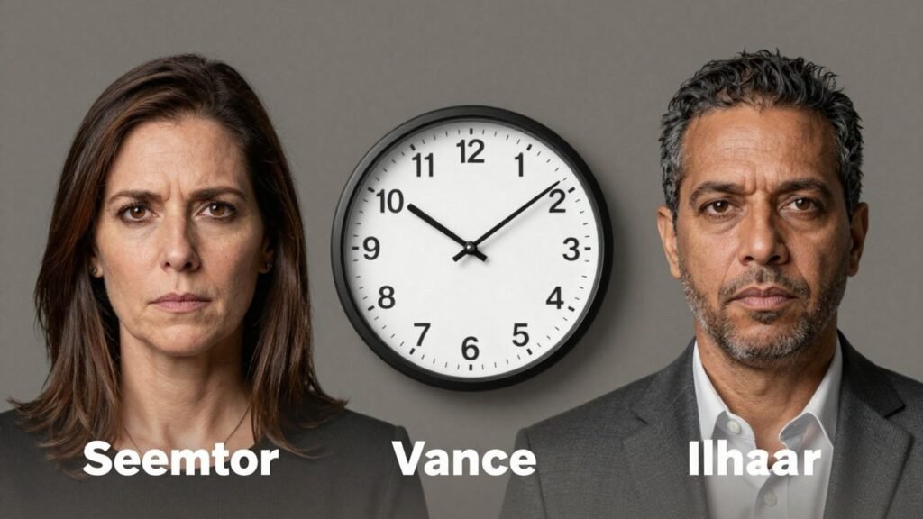 Senator Vance warns Ilhan Omar, clock ticking.