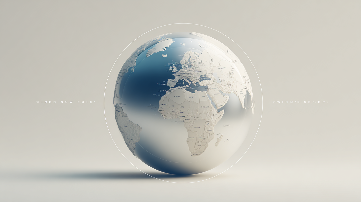 Stylized globe representing Country Brief's global news coverage