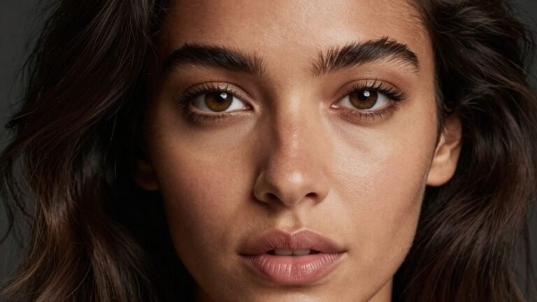 Woman with mixed heritage beauty