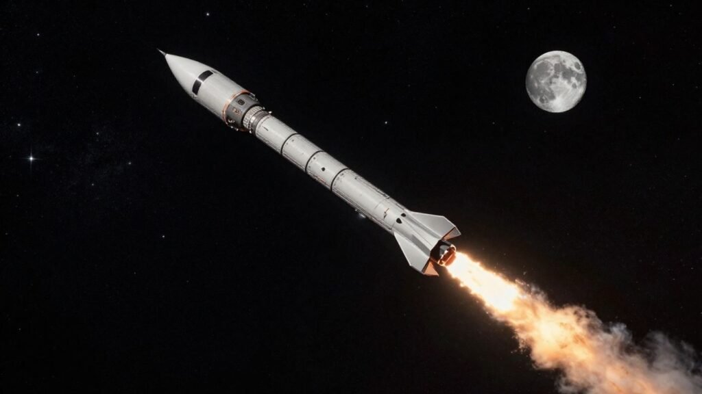 Artemis spacecraft orbits the Moon after 50 years.