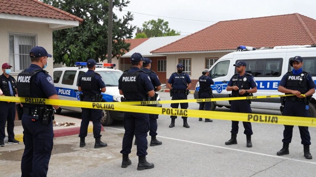 Police at Islamic Center
