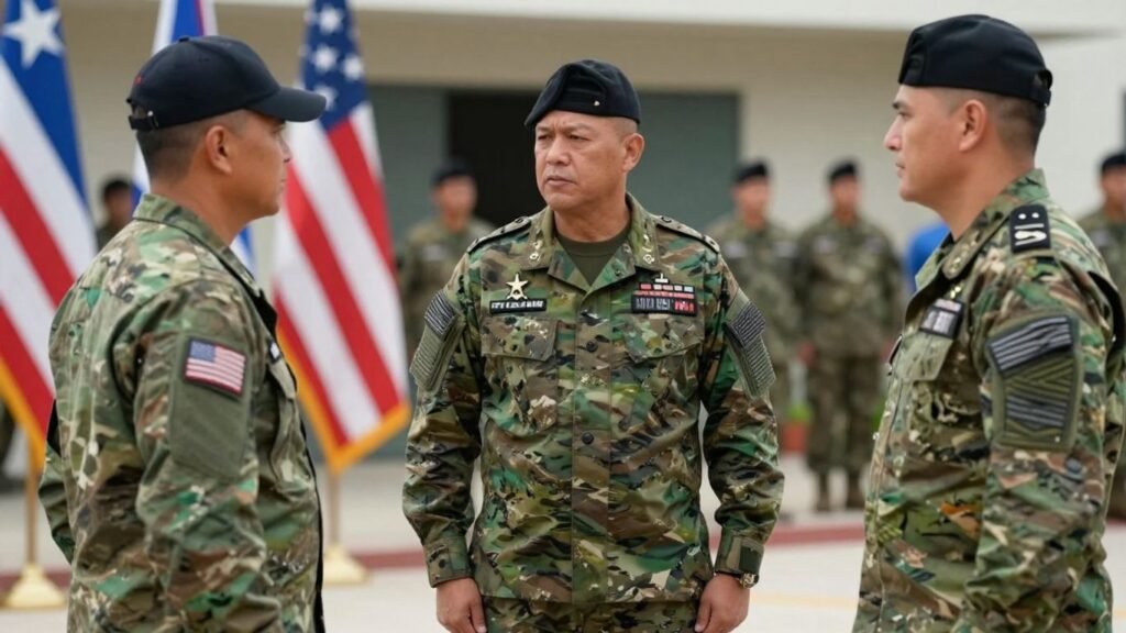 US general meets Cuban military officials at Guantanamo Bay.