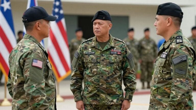 US general meets Cuban military officials at Guantanamo Bay.