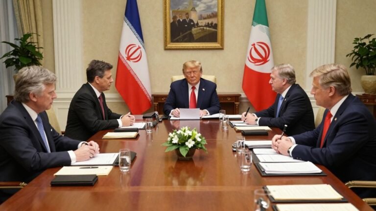 US diplomats meet Iranian counterparts for Iran talks in Doha.