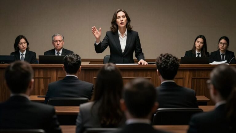 Defense lawyer confronts jury during Lindsay Clancy trial.