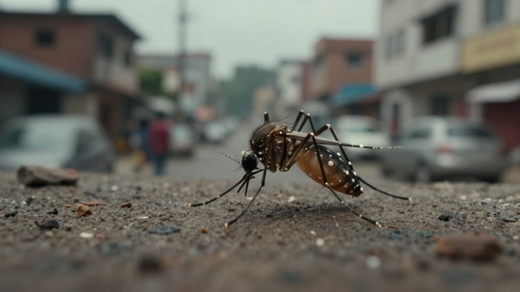 Dengue mosquito in Bangladesh health crisis.