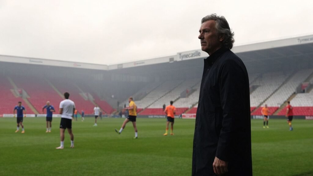 Derek McInnes returns to Tynecastle beside the football pitch
